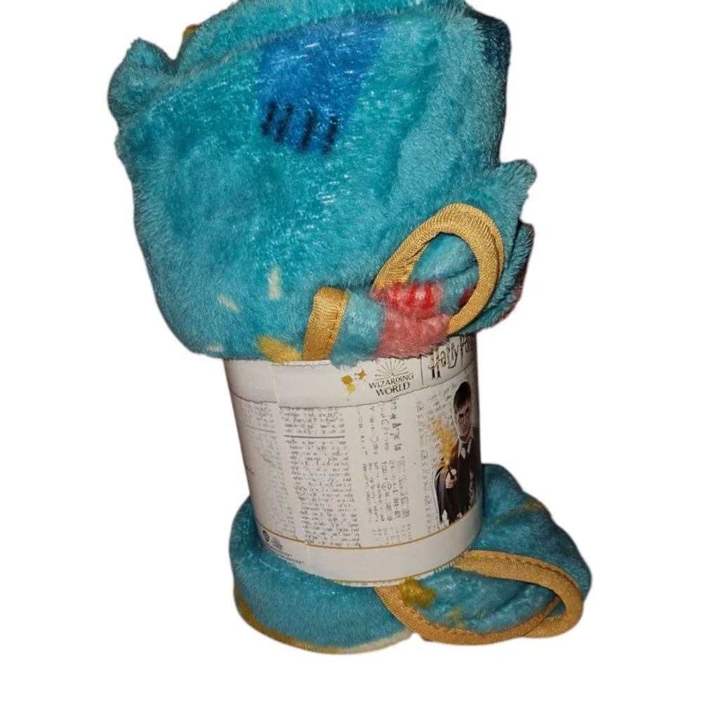 Harry Potter Multicolor Travel Blanket 40 in. x 50 in NEW